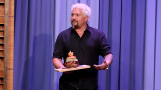 Last Call: Guy Fieri invites Jimmy Fallon to cradle his buns